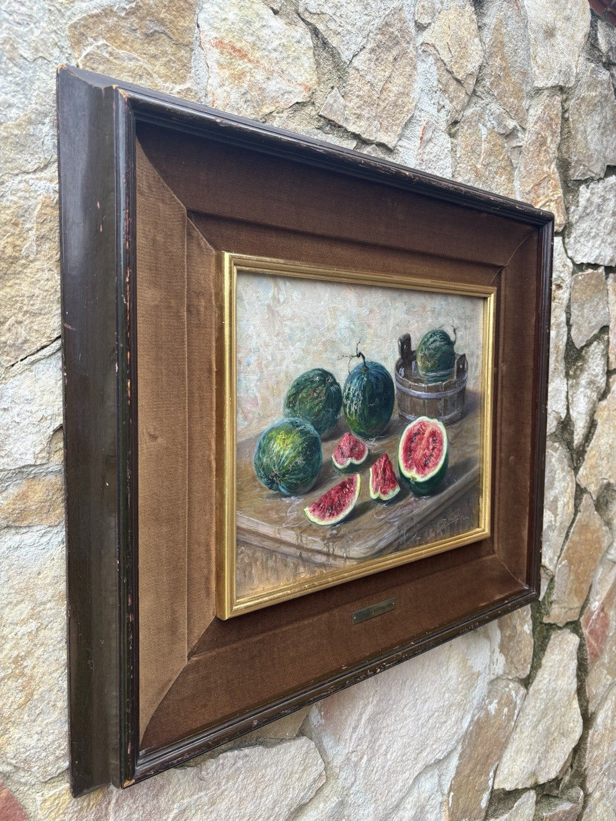 Quadro -Natura Morta- Gennaro Bottiglieri dipinto a olio