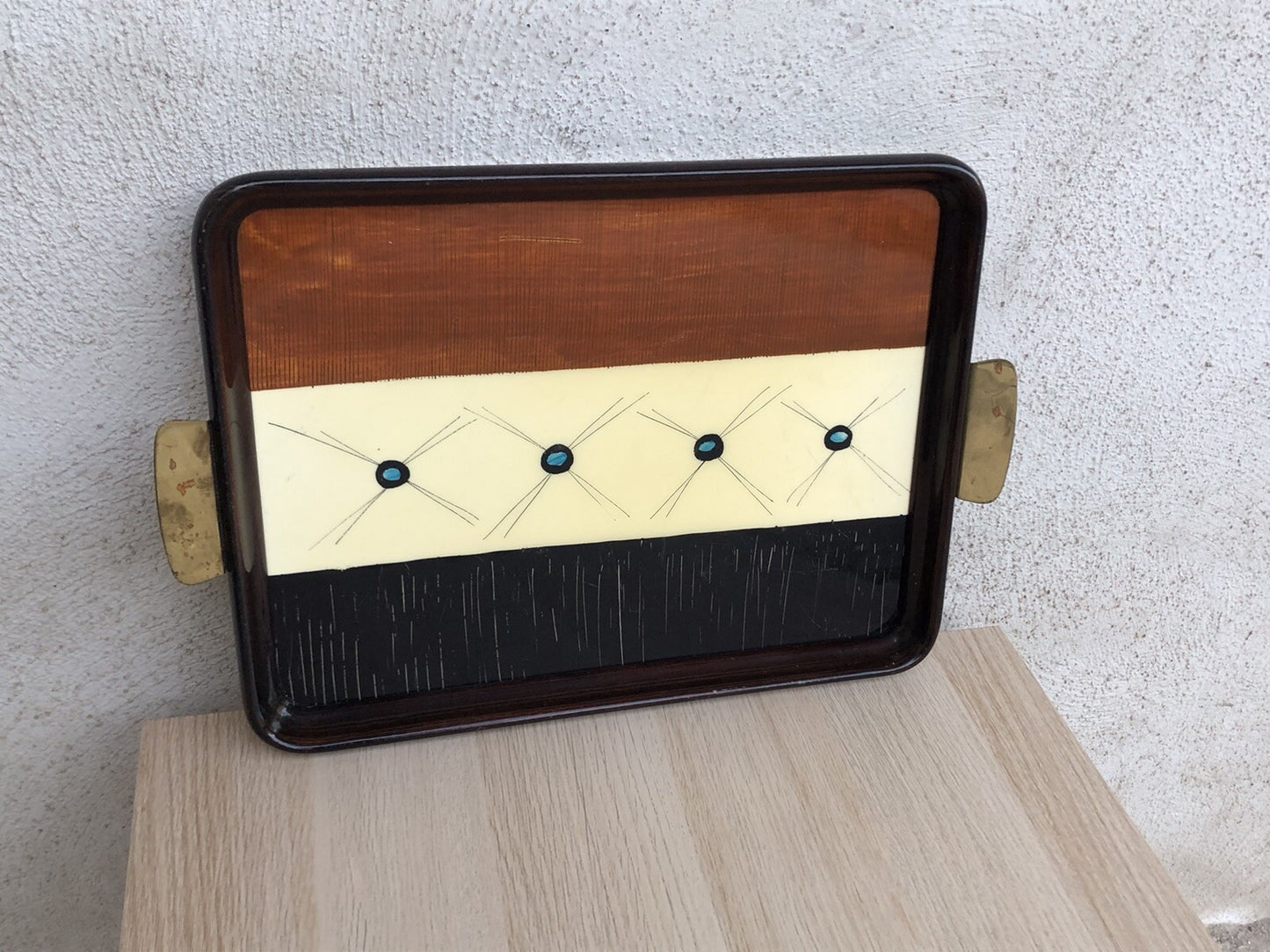Vassoio art deco Fada asiago in legno