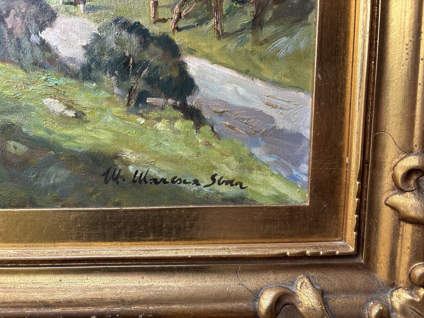 Quadro -Paesaggio- Mario Maresca Serra dipinto a olio