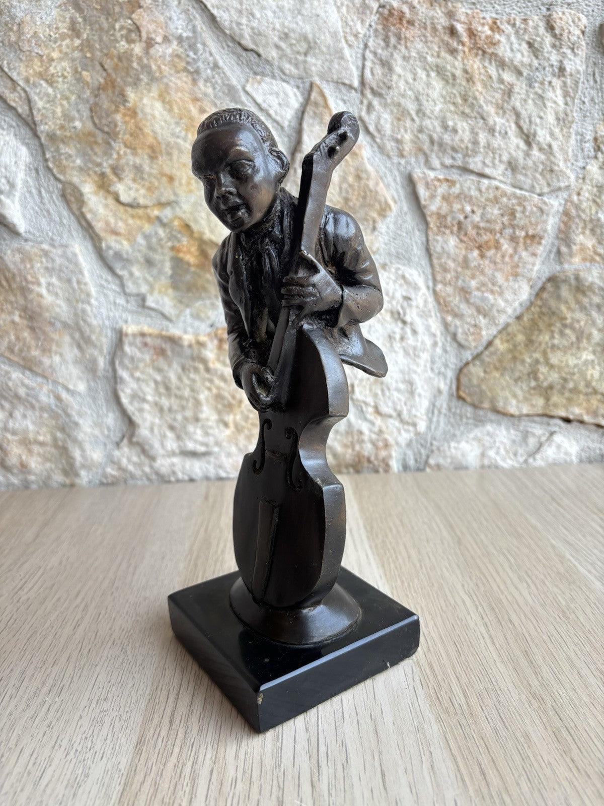 Sculture In Bronzo Vintage “Musicisti”