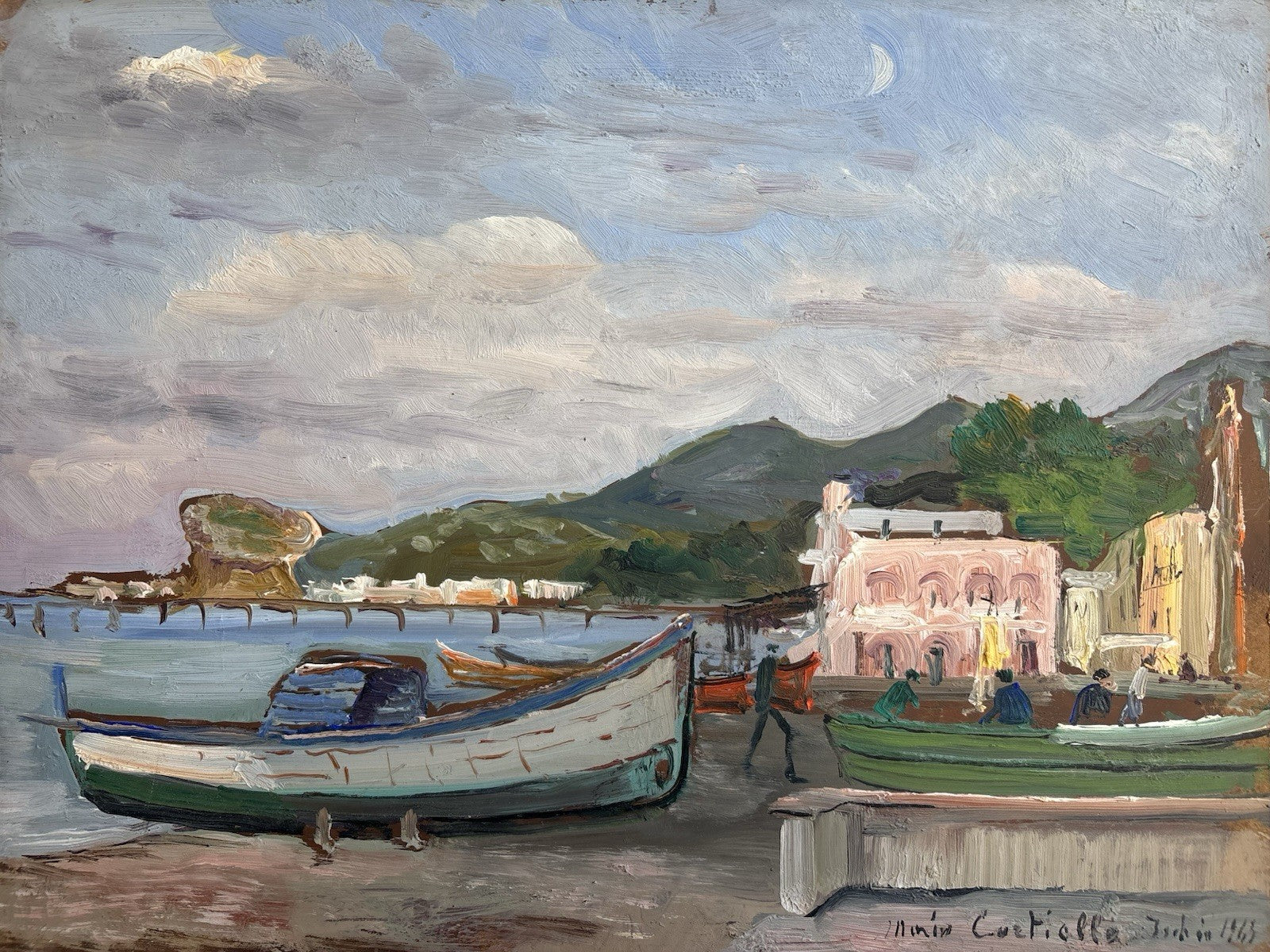 Quadro -Ischia- Mario Cortiello dipinto a olio