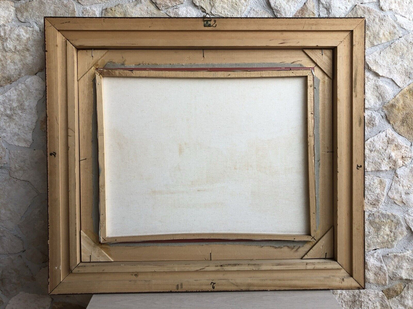 Quadro -Barche All’Ormeggio- dipinto a olio su tela