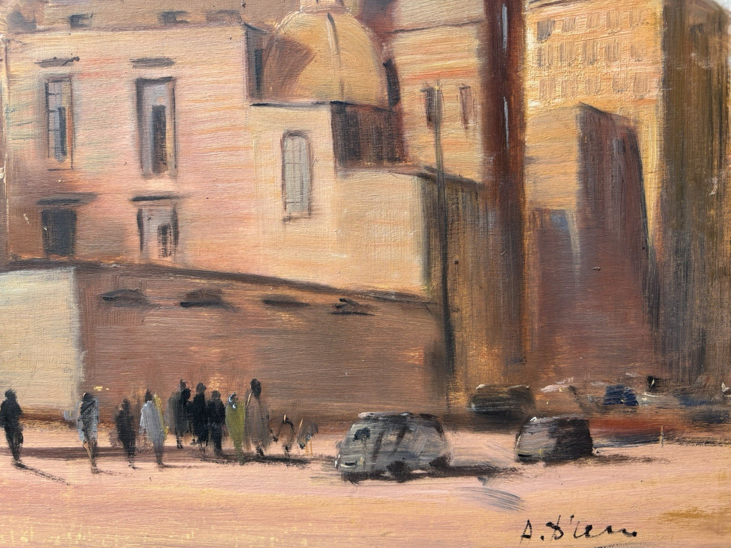 Quadro -Pozzuoli- Antonio D’Urso dipinto a olio