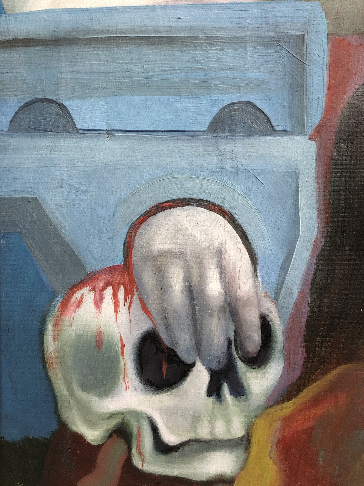 Quadro  -Figure- dipinto a olio su tela