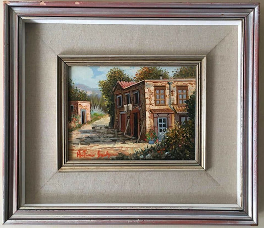 Quadro vintage dipinto a olio