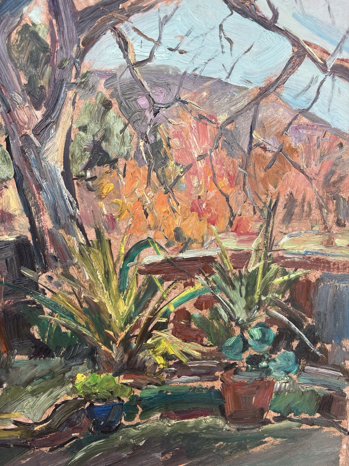Quadro -Albero Spoglio- Edmondo Di Napoli- dipinto a olio