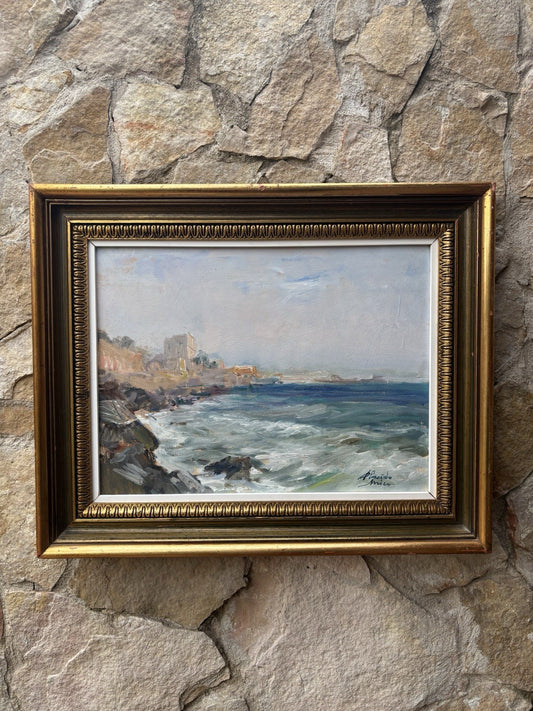 Quadro -Marina- Errico Placido- dipinto a olio