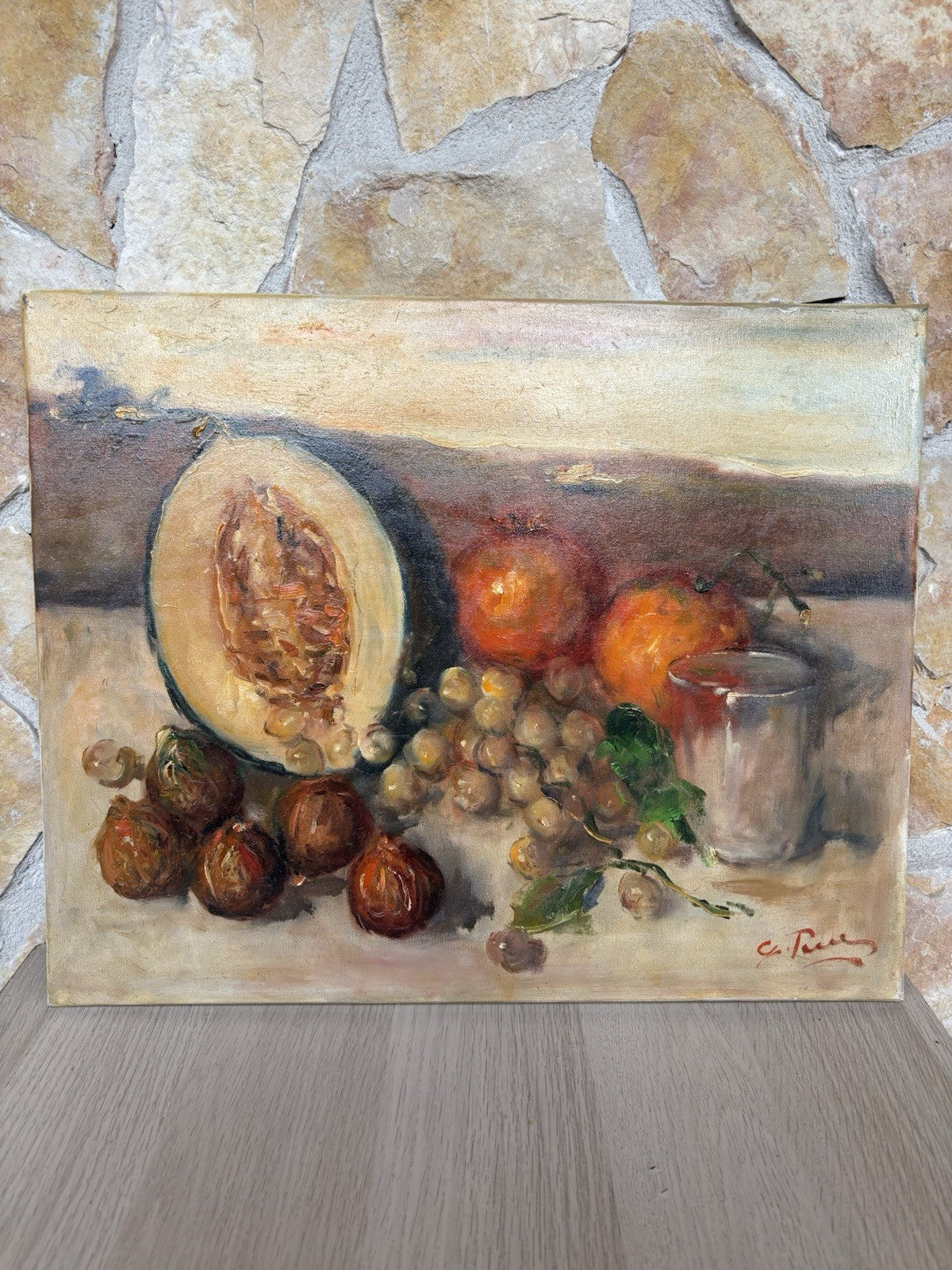 Quadro -Natura Morta- Giovanni Pane- dipinto a olio su tela