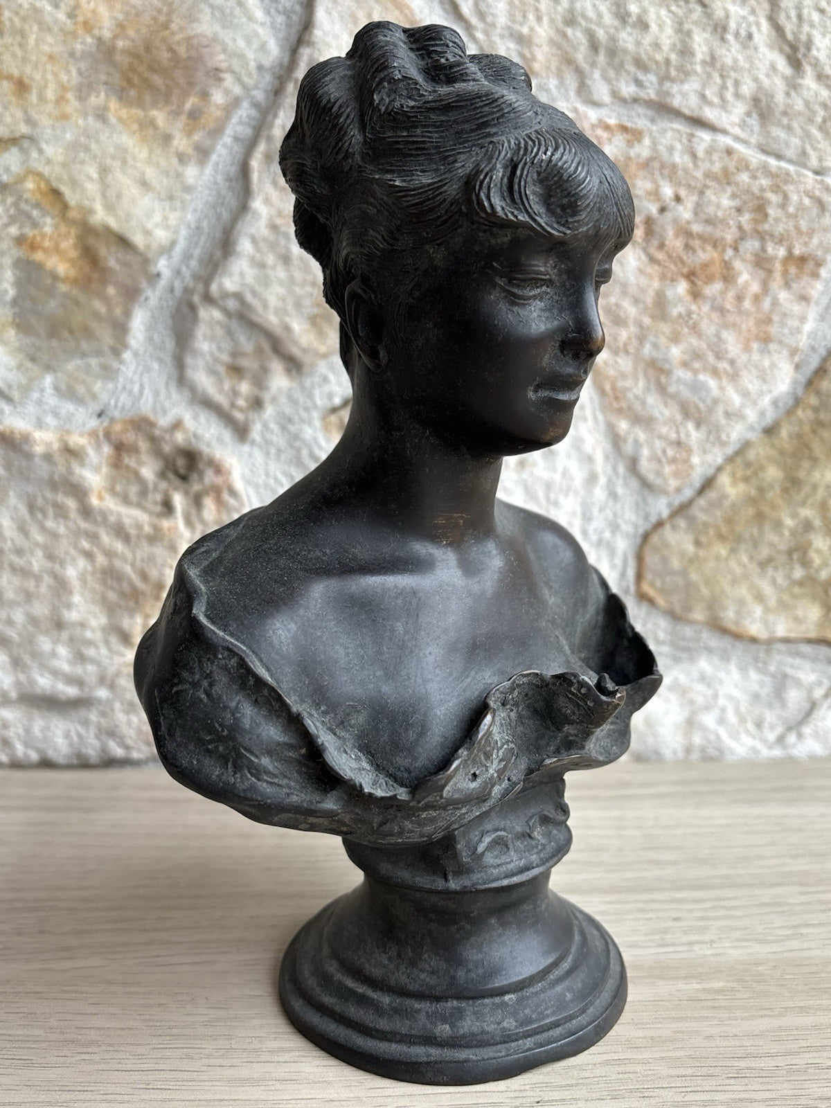 Scultura In Bronzo, V.Gemito, Mathilde Duffaud