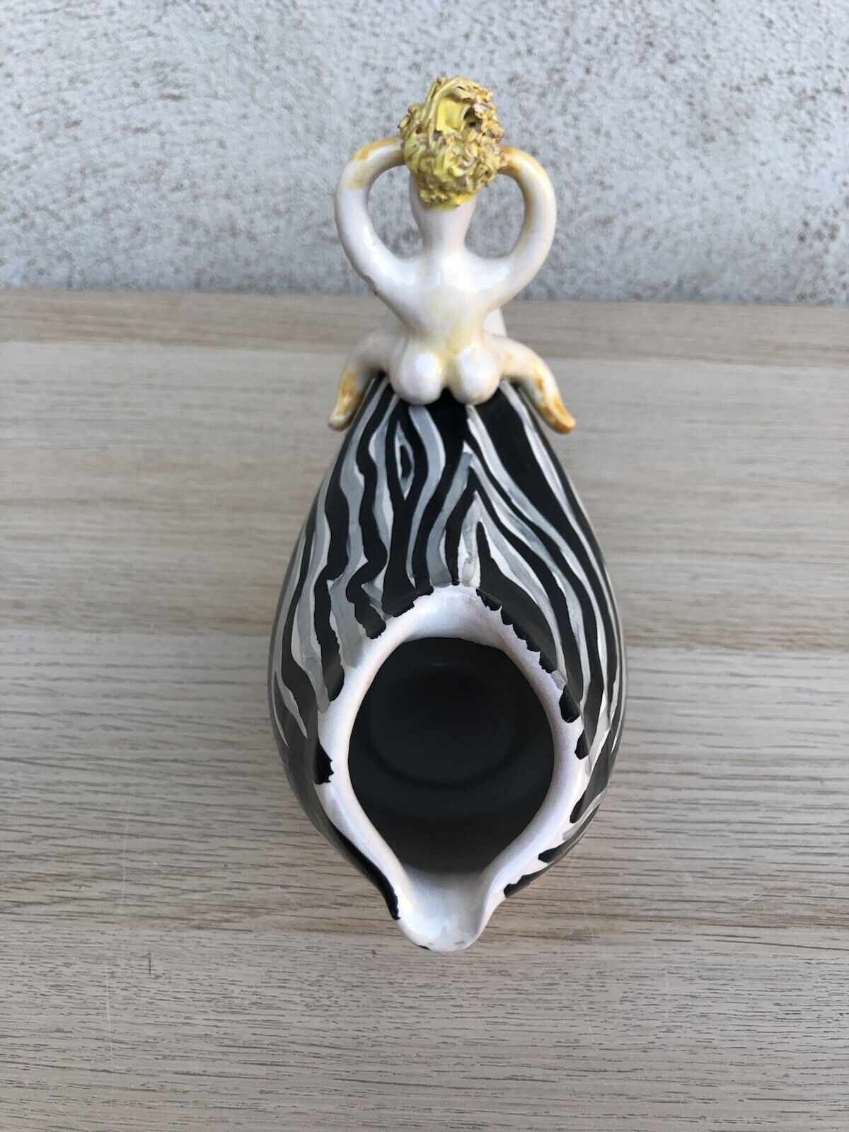 Scultura Vaso Vintage In Ceramica