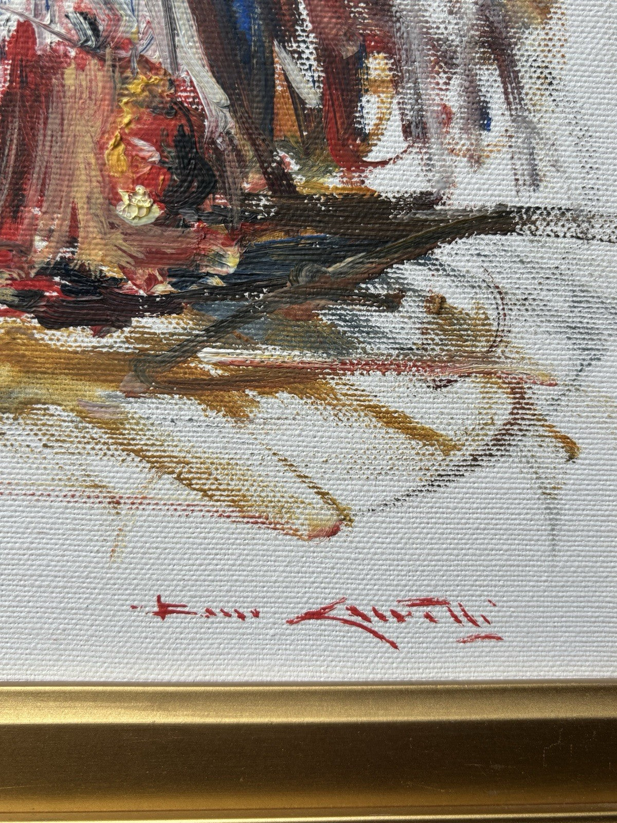 Quadro -Chierichetto- Rocco Carvelli- dipinto a olio su tela