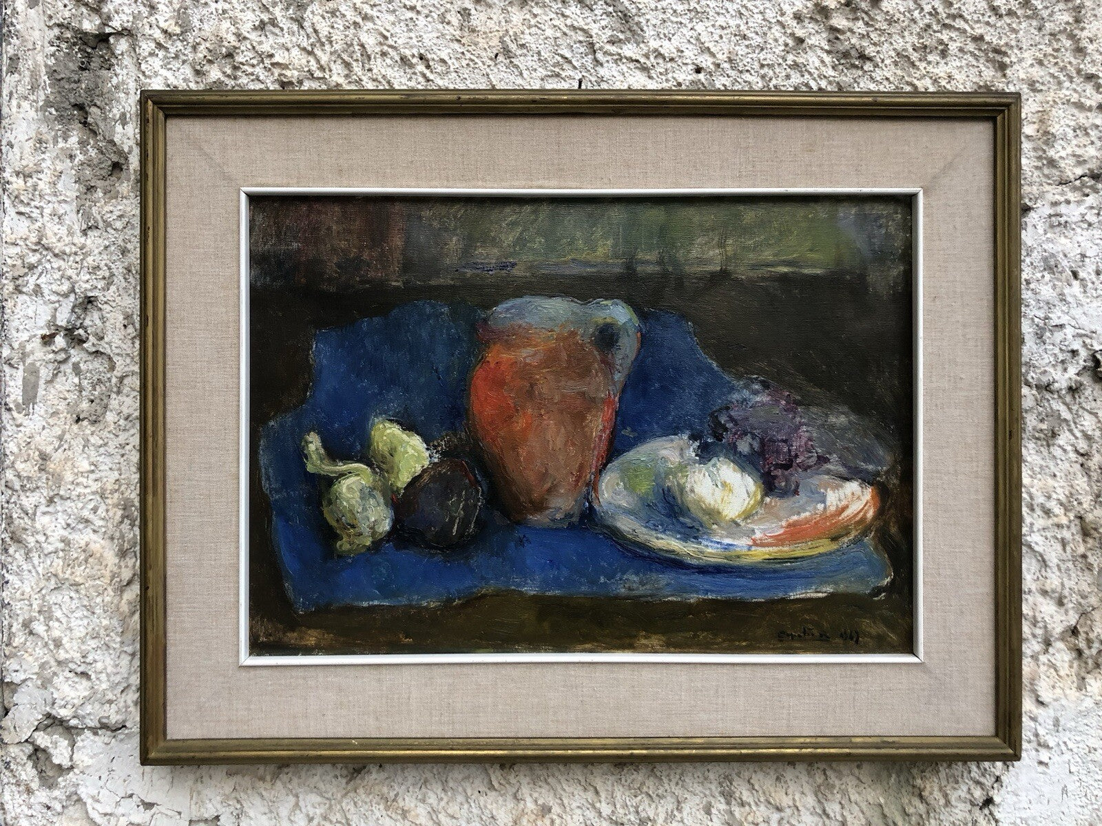 Quadro -Natura Morta- dipinto a olio su tela