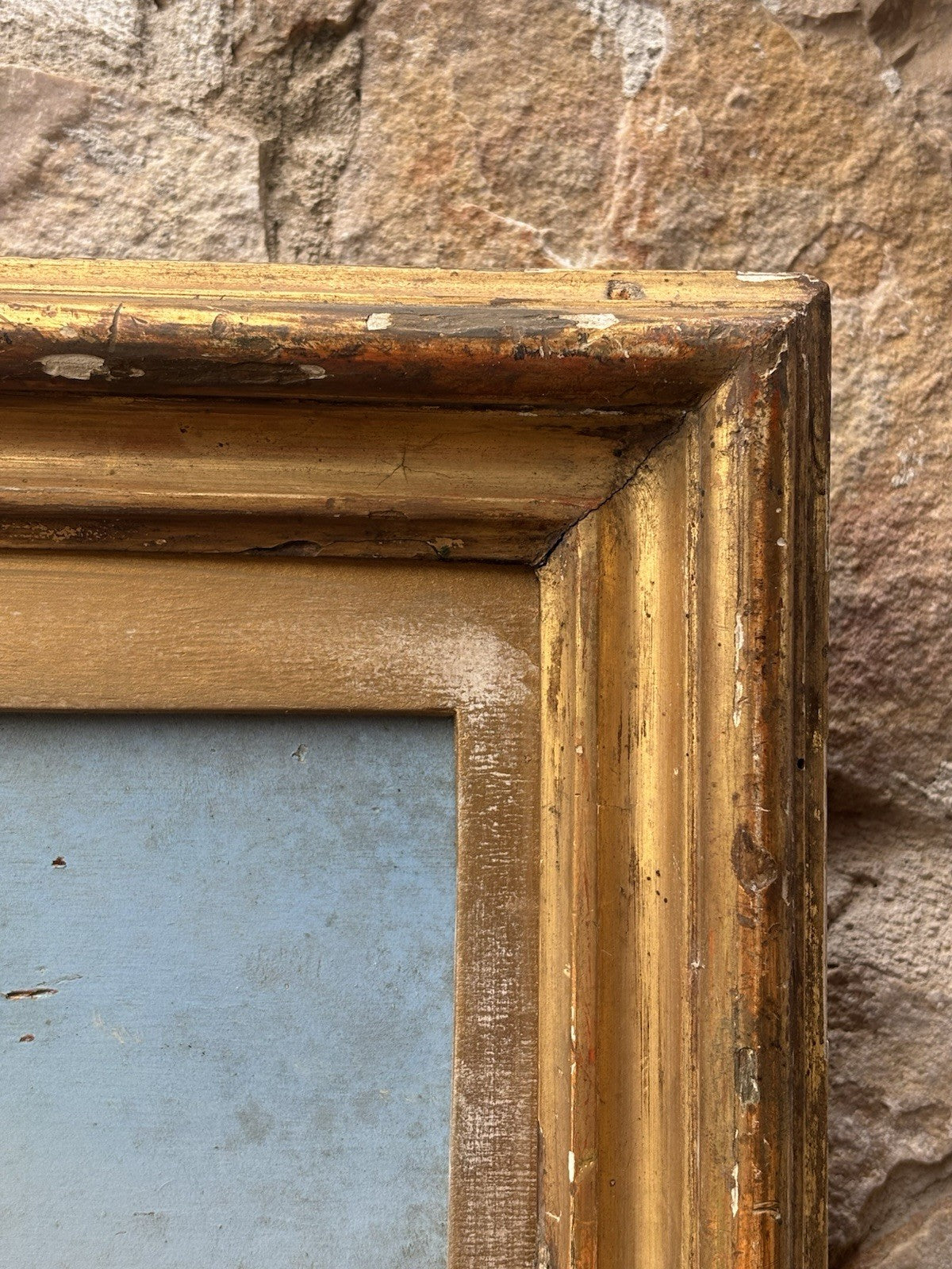 Quadro antico - Paesaggio Con Marina- dipinto a olio su tavola