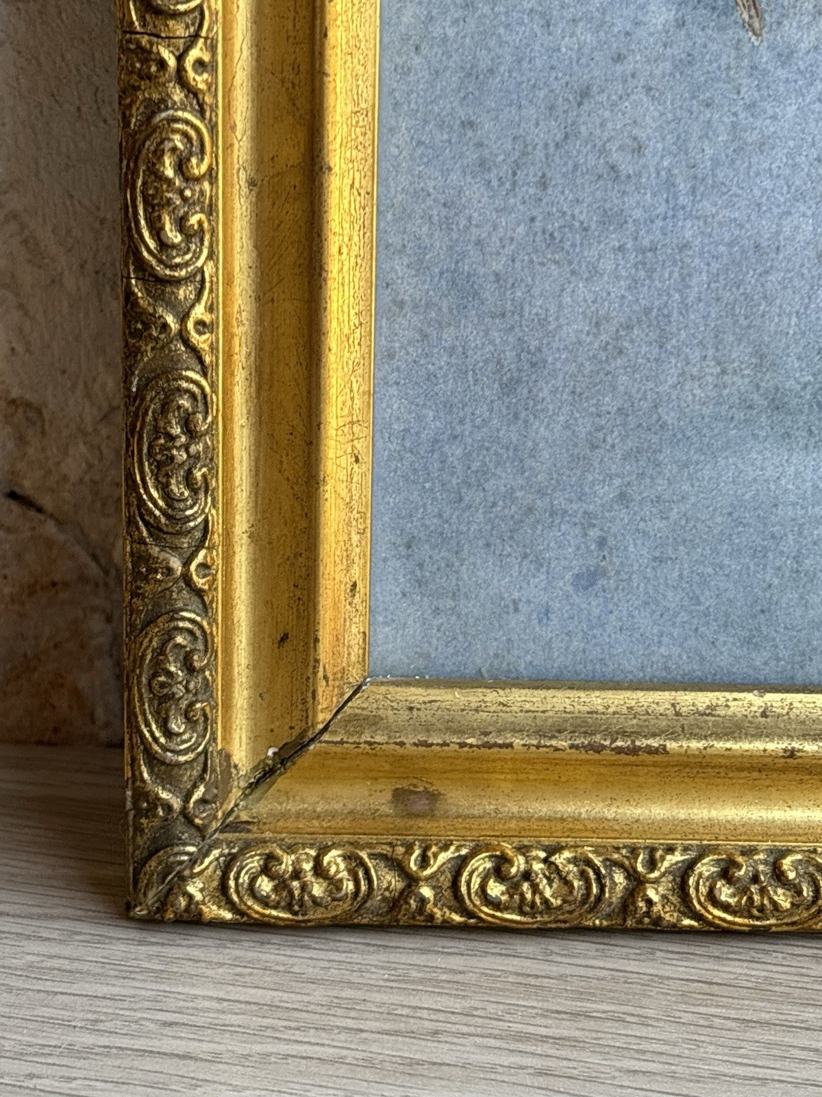 Quadro antico -Palazzo Donn’Anna- realizzato a tecnica mista