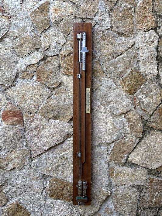 Barometer with antique thermometer -Officine Galileo Firenze--