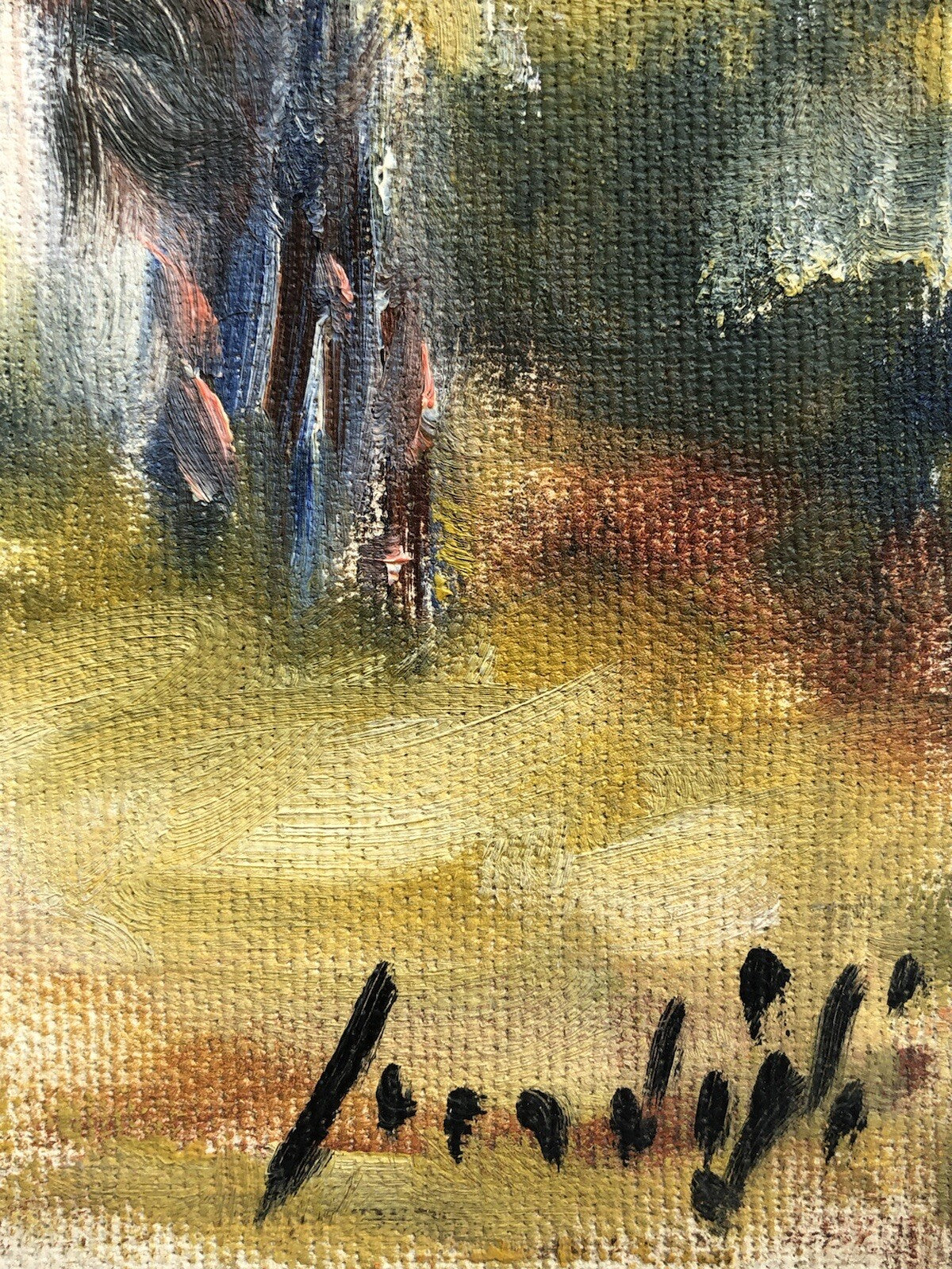Quadro vintage -Cappellina- dipinto a olio su tela