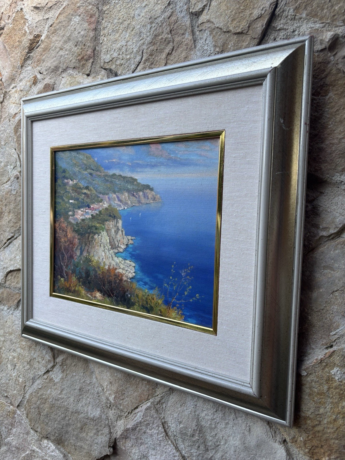 Quadro -Coste Nostrane- dipinto a olio su tela