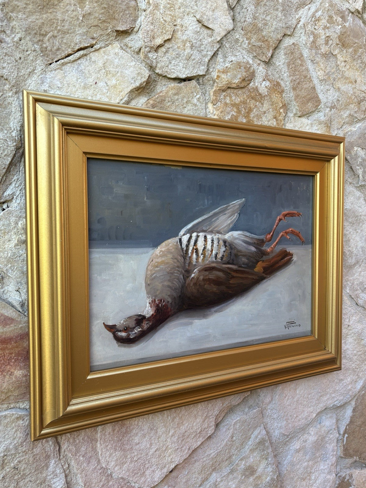 Quadro -Uccello- Vincenzo Canino dipinto a olio