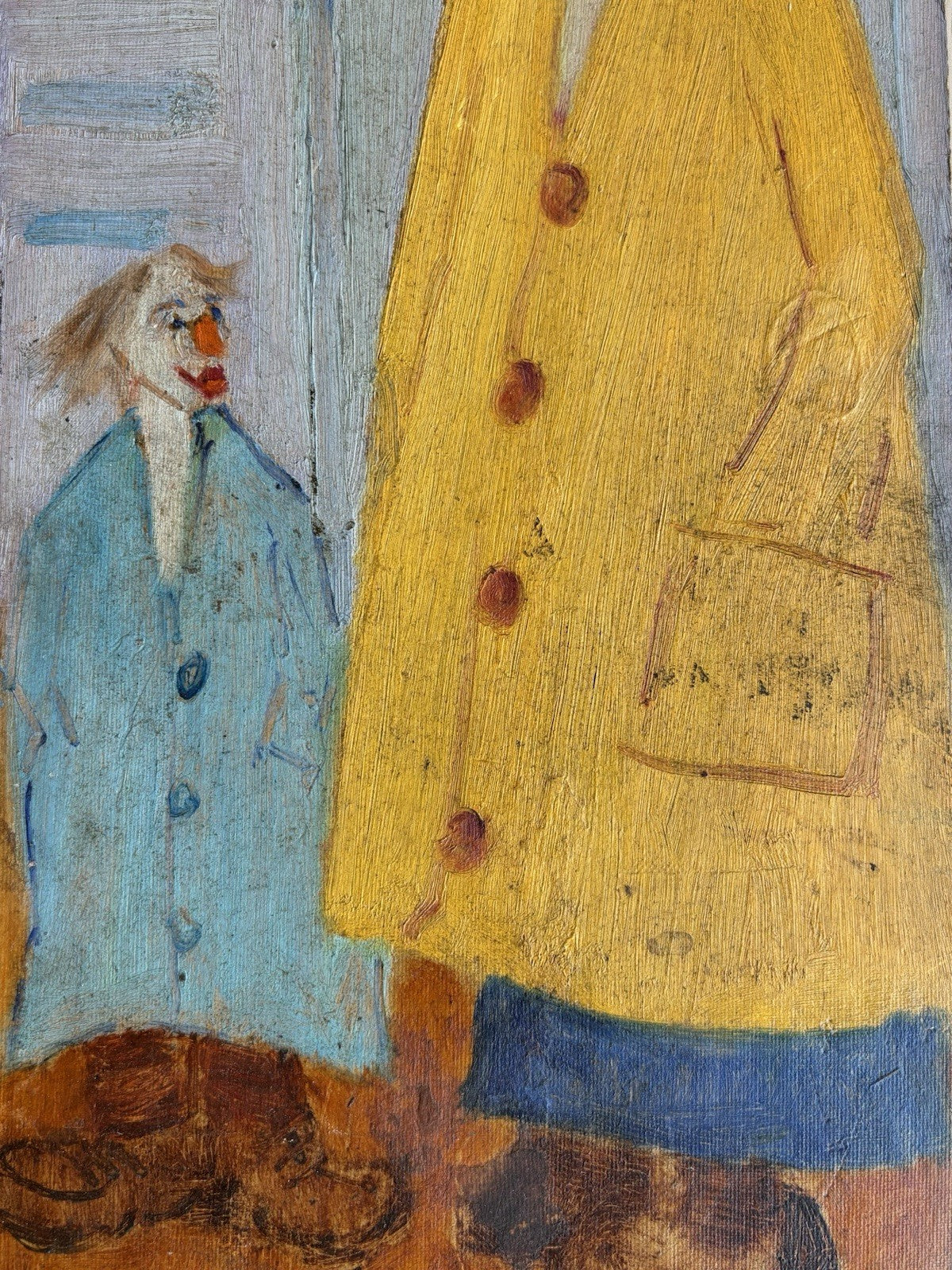 Quadro -Pagliacci- Mario Cortiello dipinto a olio