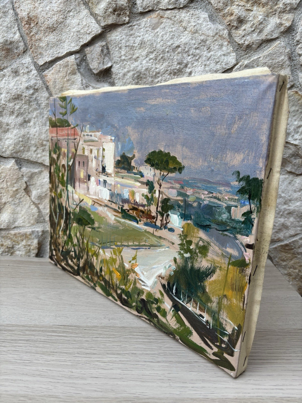 Quadro -Paesaggio Panoramico- dipinto a olio su tela