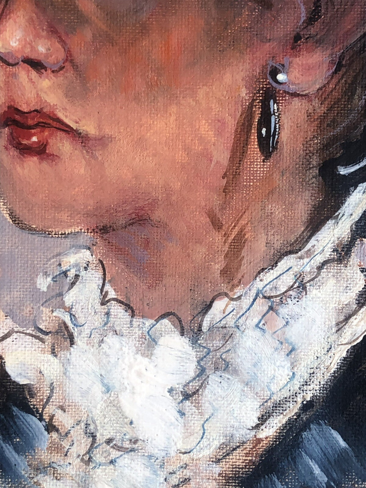 Quadro -Figura Di Donna- dipinto a olio