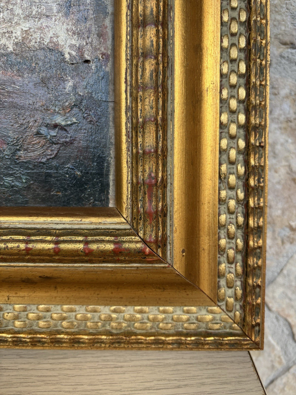 Quadro -Golgota- Guido Casciaro dipinto a olio su tavola