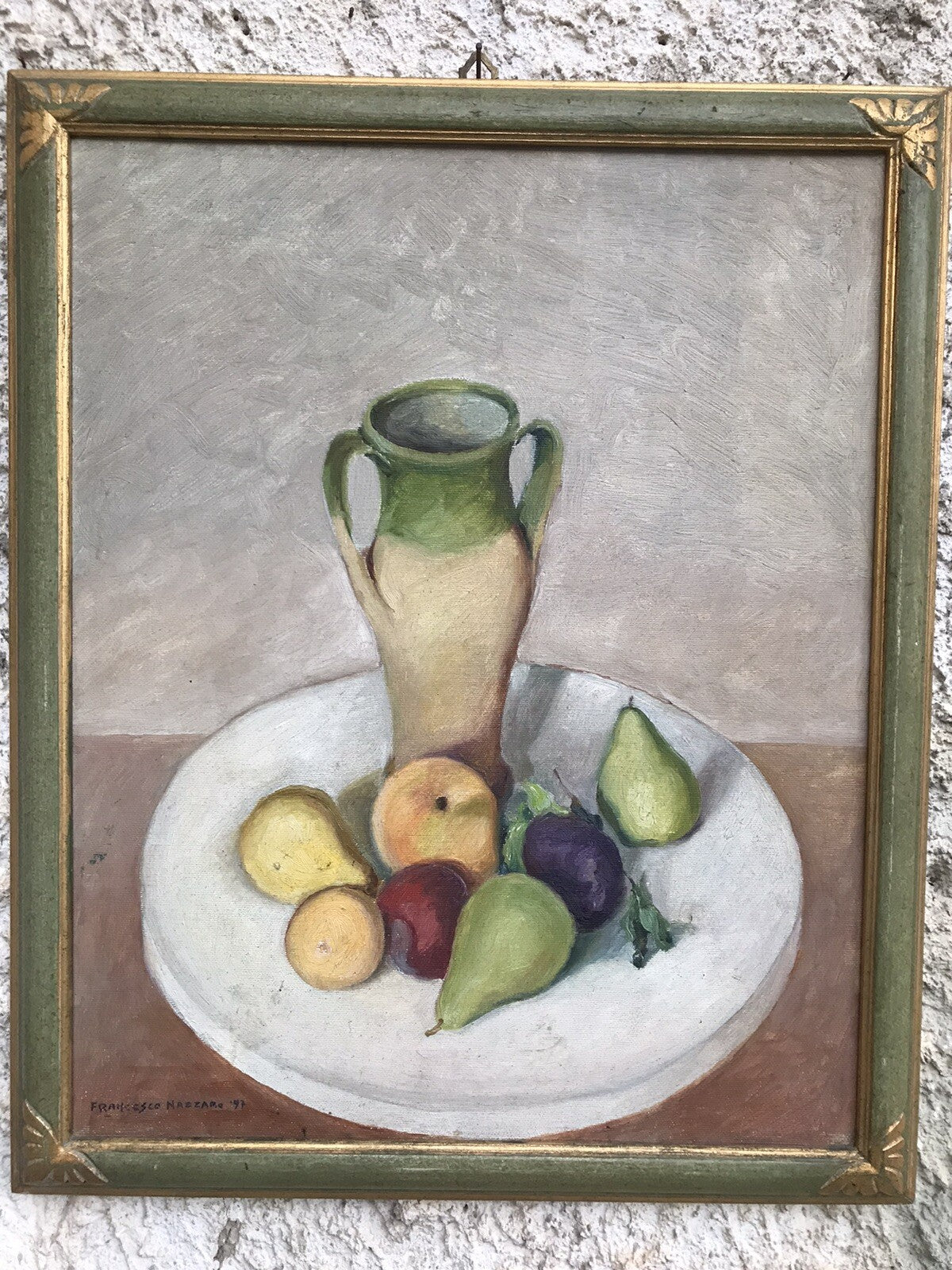 Quadro natura morta dipinto a olio su tela - Francesco Nazzaro