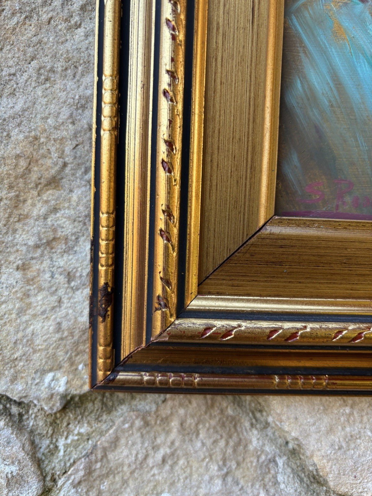 Quadro -Profilo Di Donna- Salvatore Rodriquez dipinto a olio