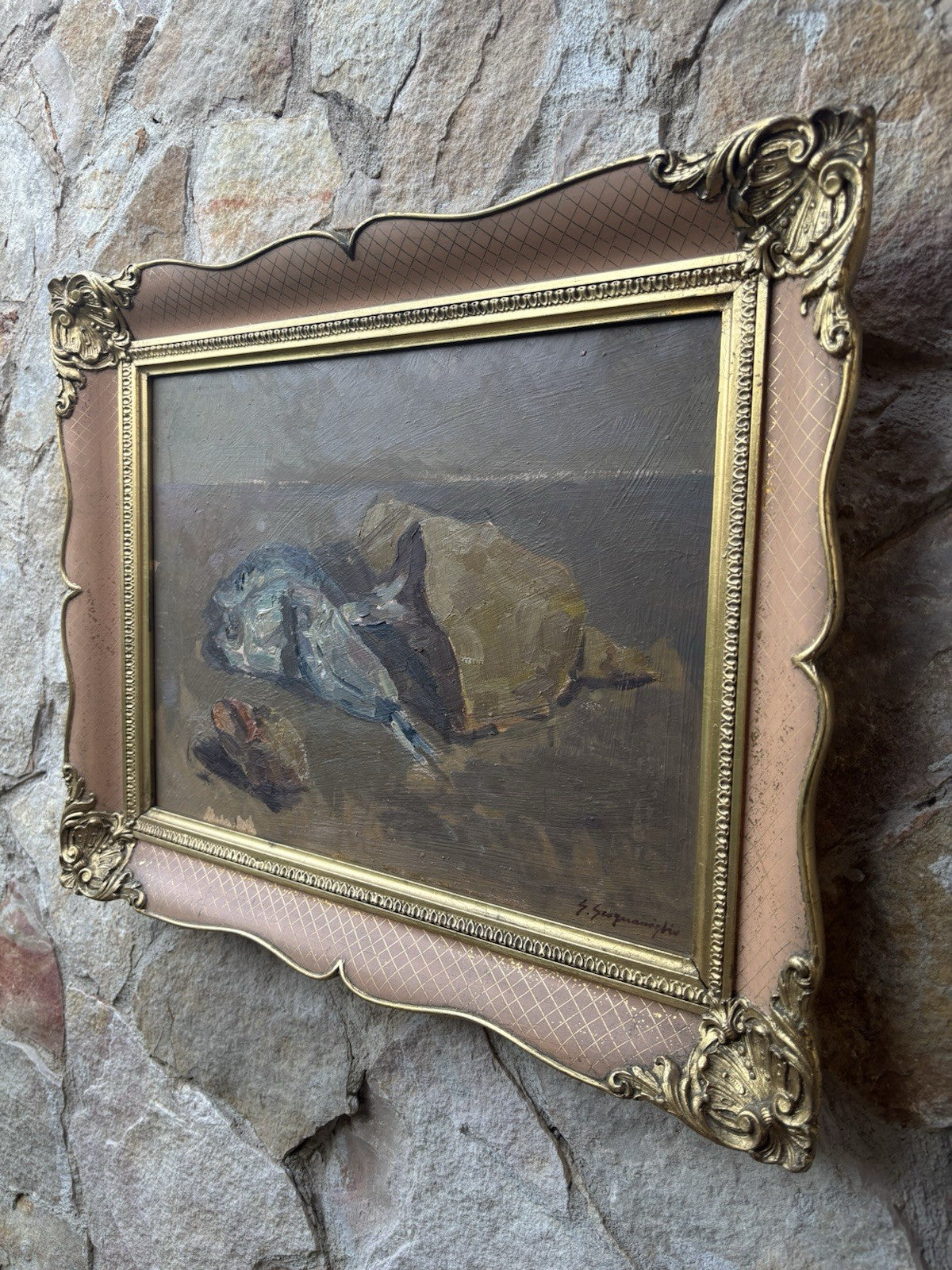 Quadro -Natura Morta- Giuseppe Scogniamiglio dipinto a olio