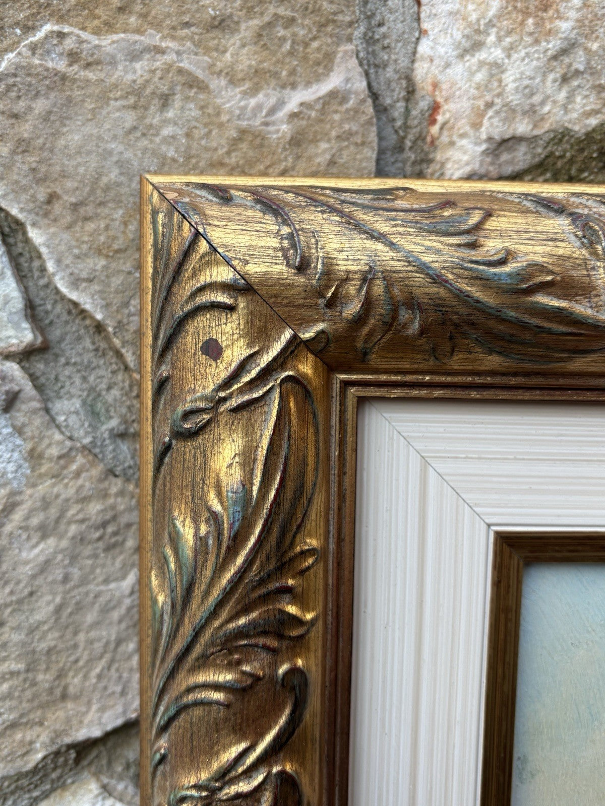 Quadro -Paesaggio Con Capre- Maria Izzo- dipinto a olio