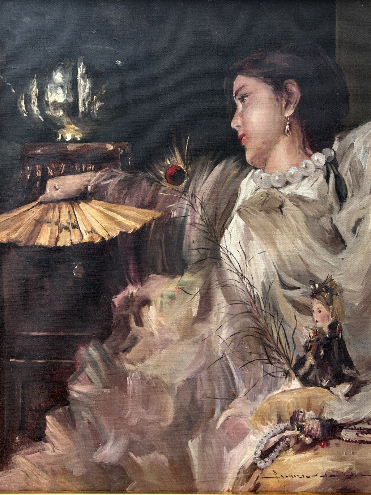 Quadro -Ricordi- Francesco Davide dipinto a olio su tela