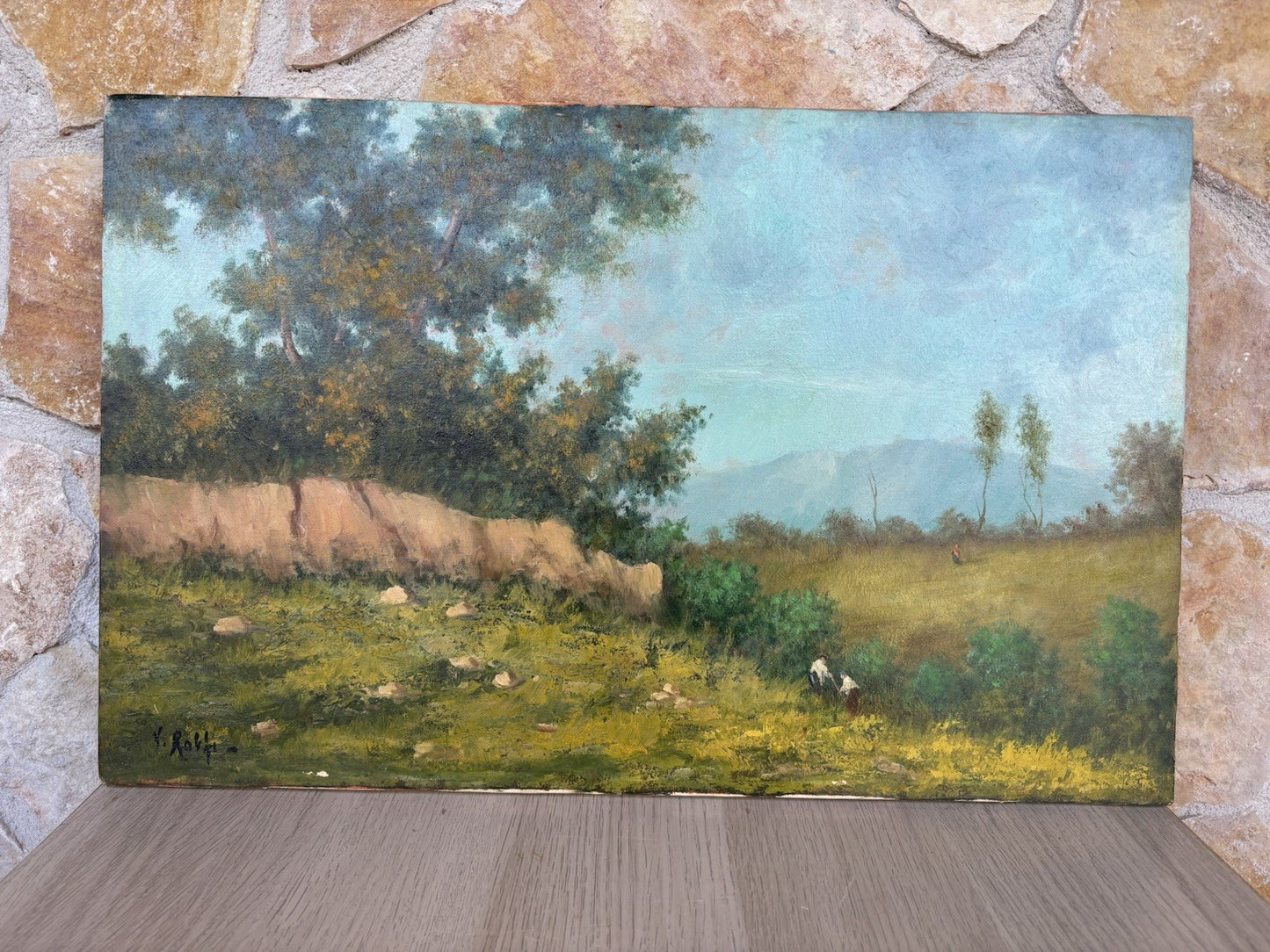 Quadro -Paesaggio- Vincenzo Rolfi dipinto a olio su tela