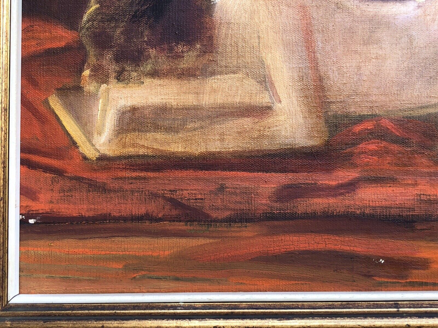 Quadro vintage -Nudo Artistico-dipinto a olio