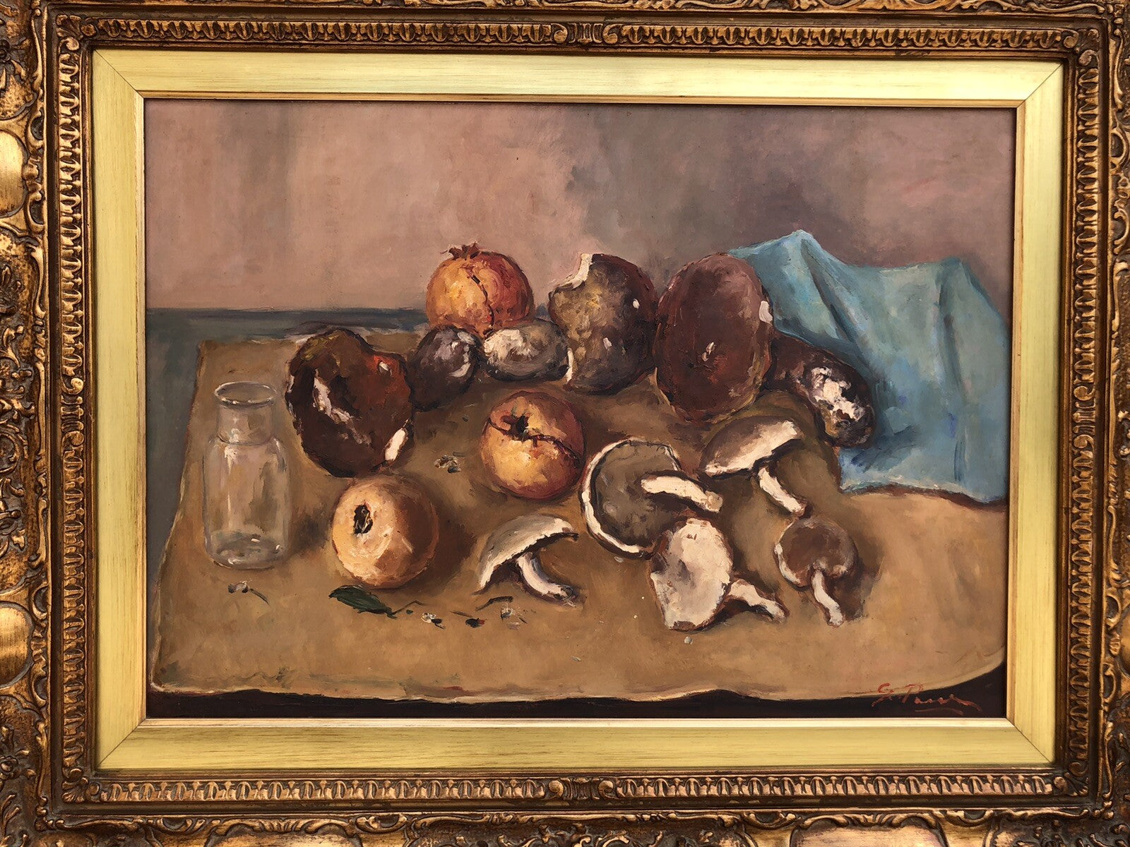 Quadro vintage -Natura Morta- dipinto a olio