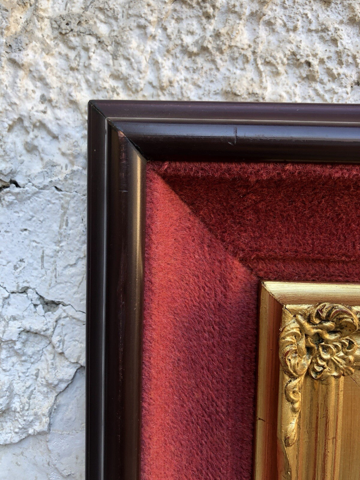 Quadro vintage -Ulivi- dipinto a olio su tavoletta