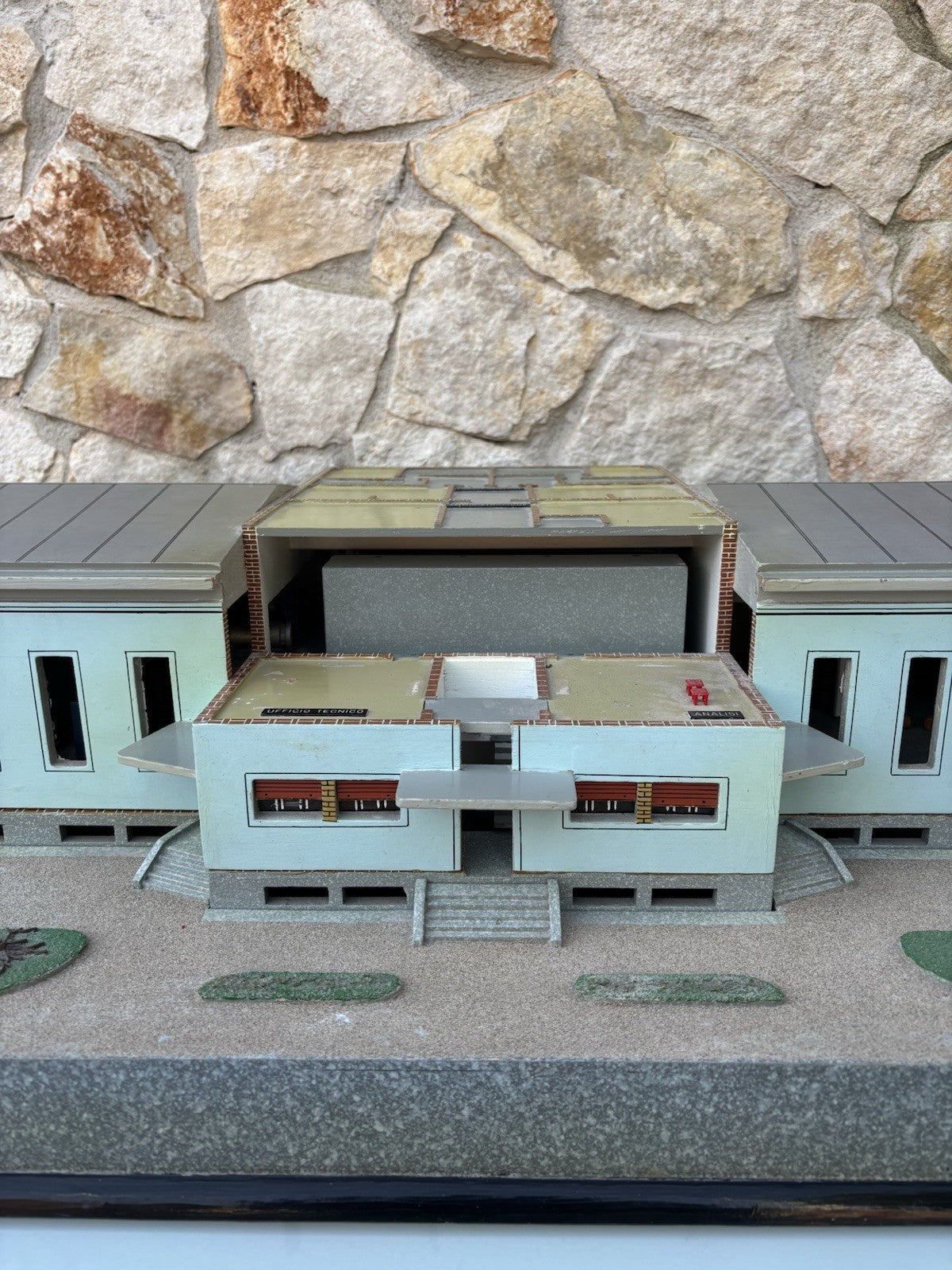 Modello Architettonico Vintage, Oleificio, V.Toffoli E Figli Anni’50