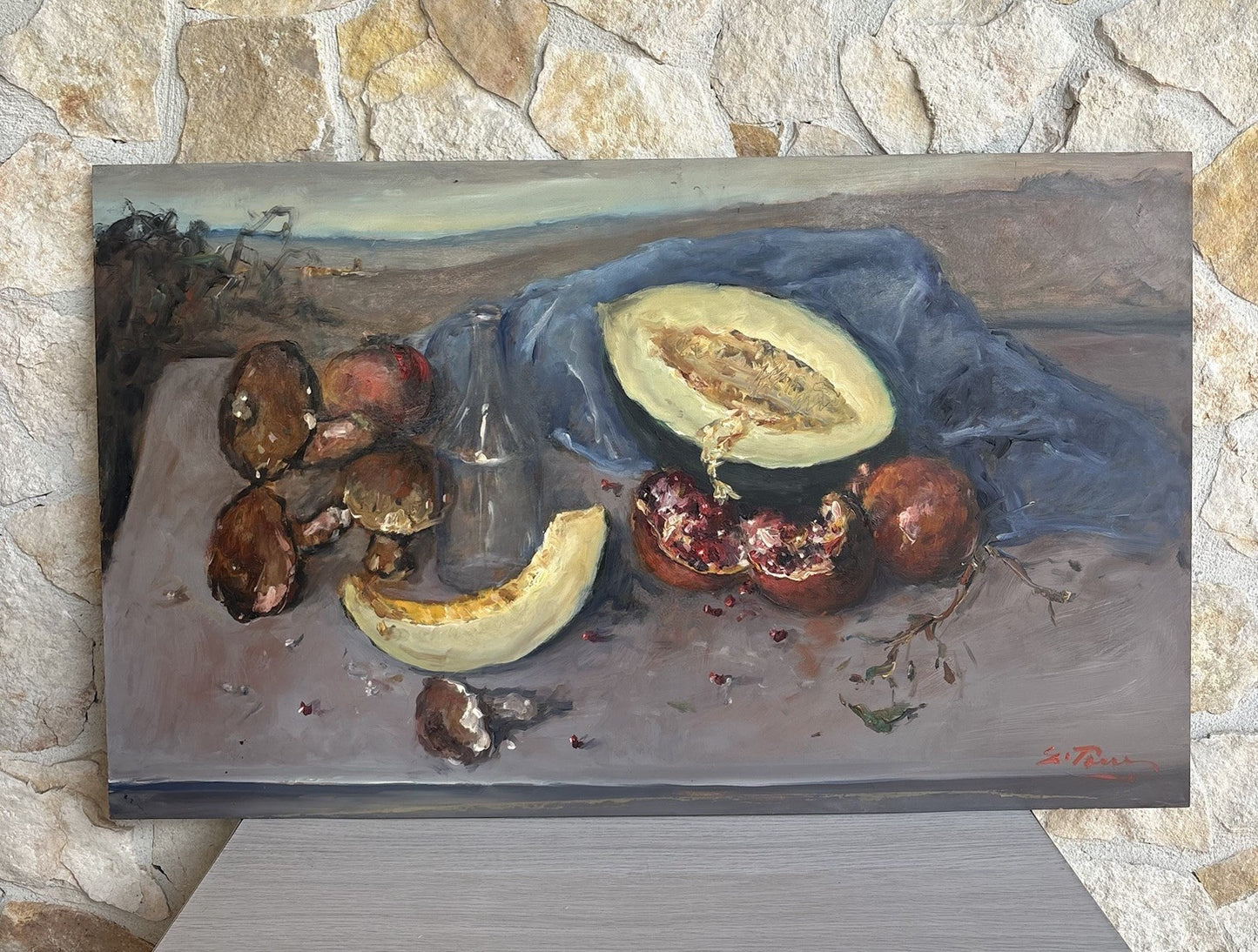 Quadro -Natura Morta- Giovanni Pane dipinto a olio