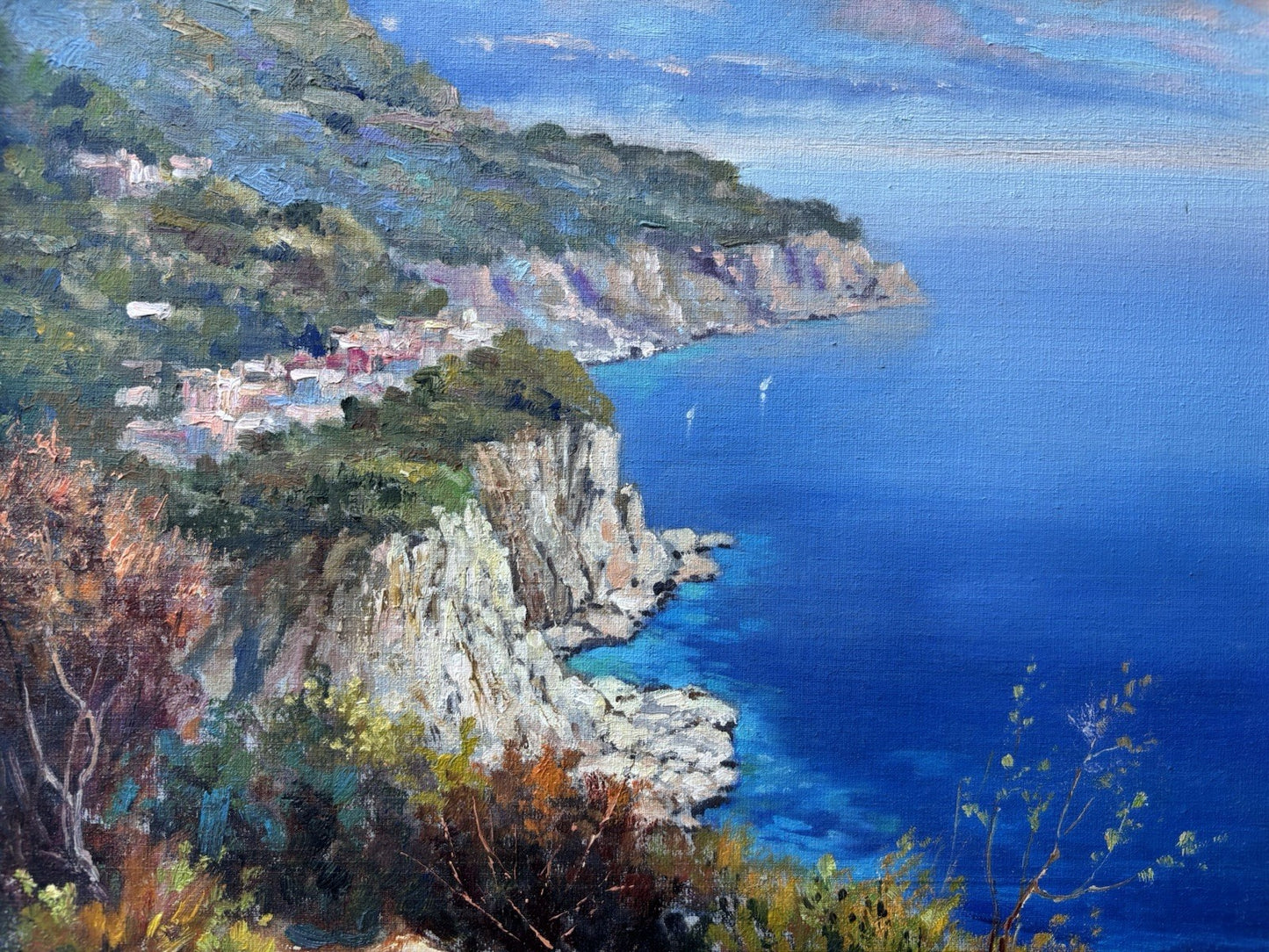 Quadro -Coste Nostrane- dipinto a olio su tela
