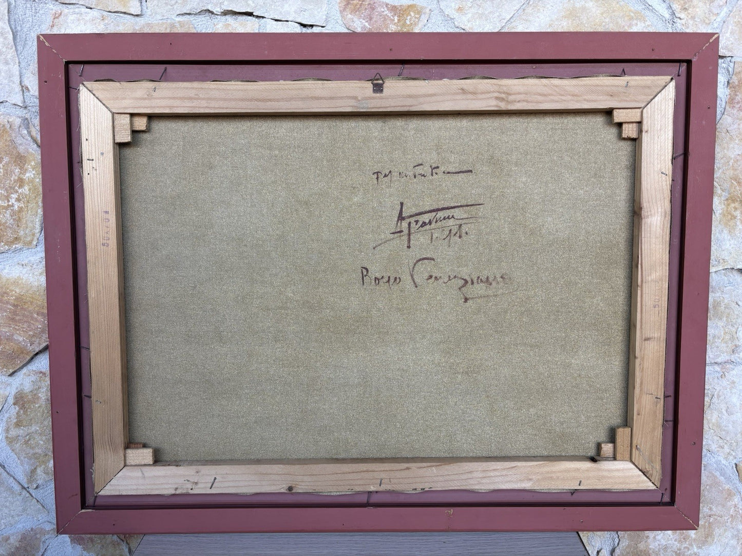 Quadro -Borgo Veneziano- Antonio Gravina- dipinto a olio su tela