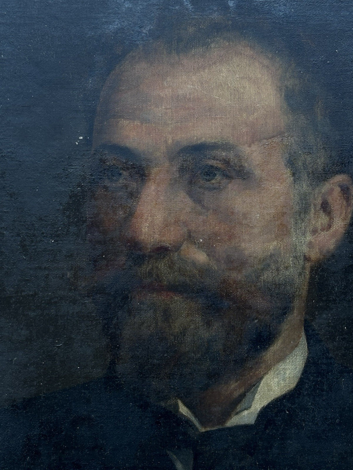 Quadro antico -Ritratto- dipinto a olio su tela