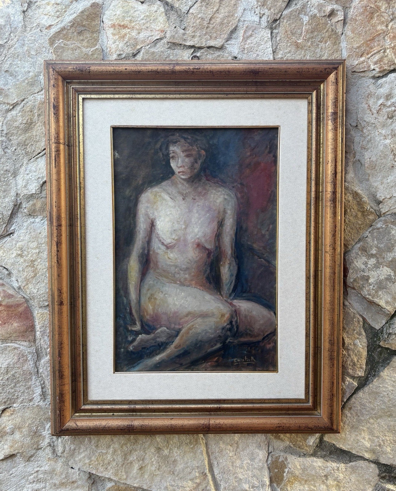 Quadro -Nudo Artistico- Rubens Capaldo dipinto a olio su tela