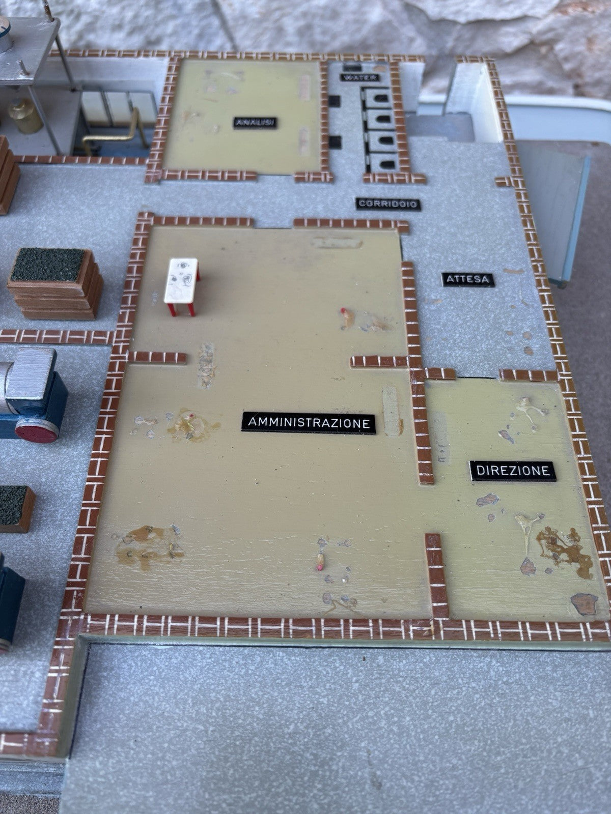 Modello Architettonico vintage, Olificio, Toffoli E Figli, Modello Scientifico