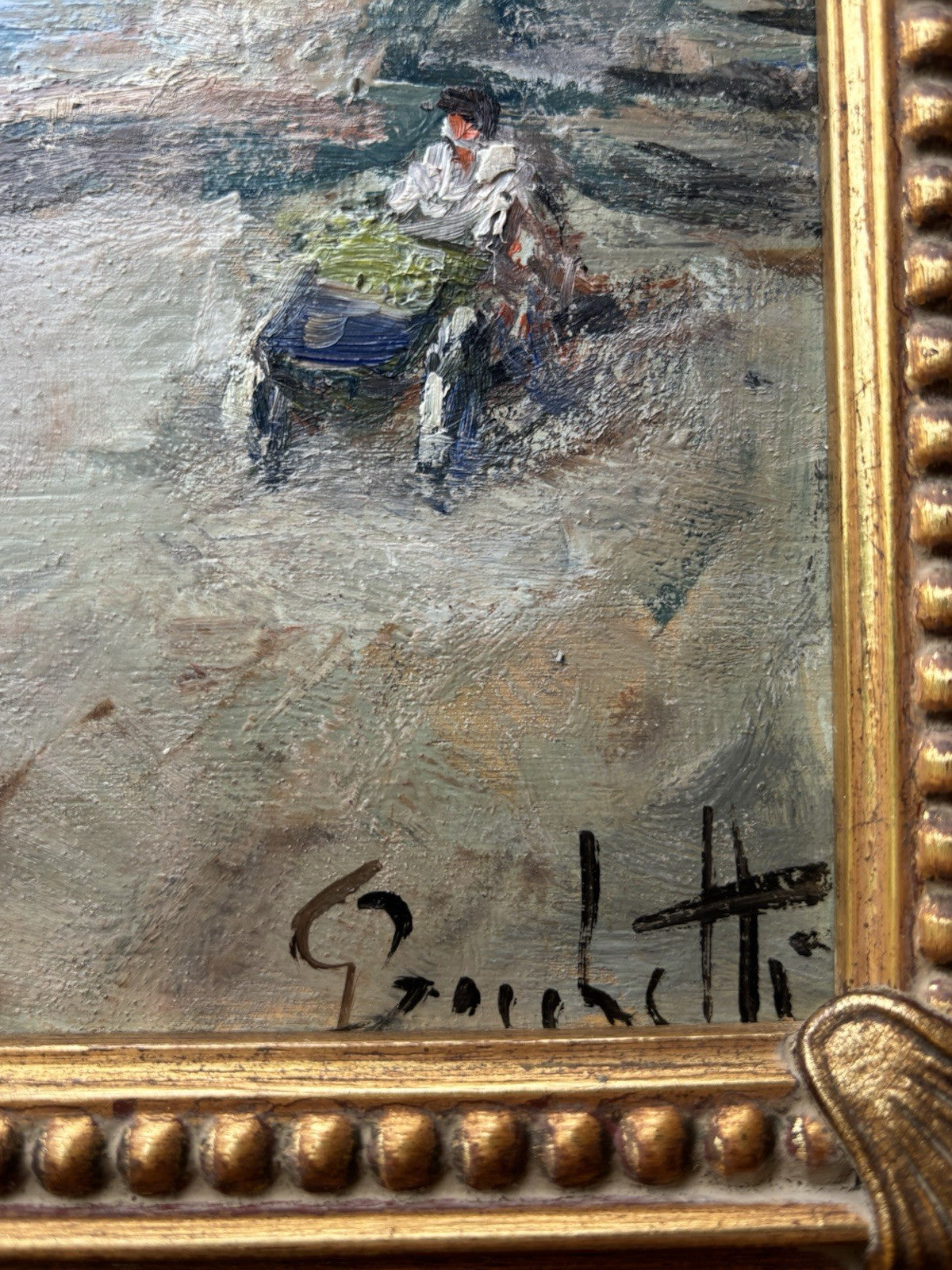 Quadro -Sant’Angelo Ischia- Gaetano Bocchetti dipinto a olio