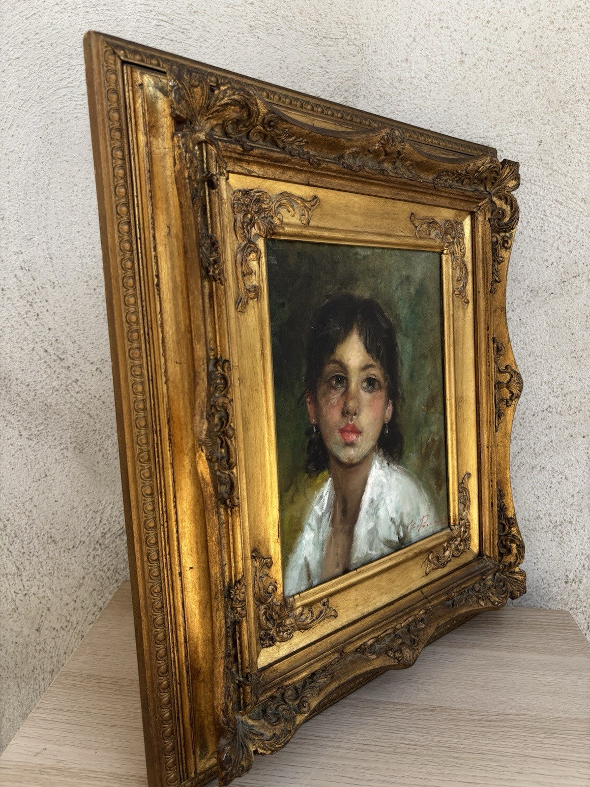 Quadro -Figura Di Donna- Giovanni Pane dipinto a olio su tela