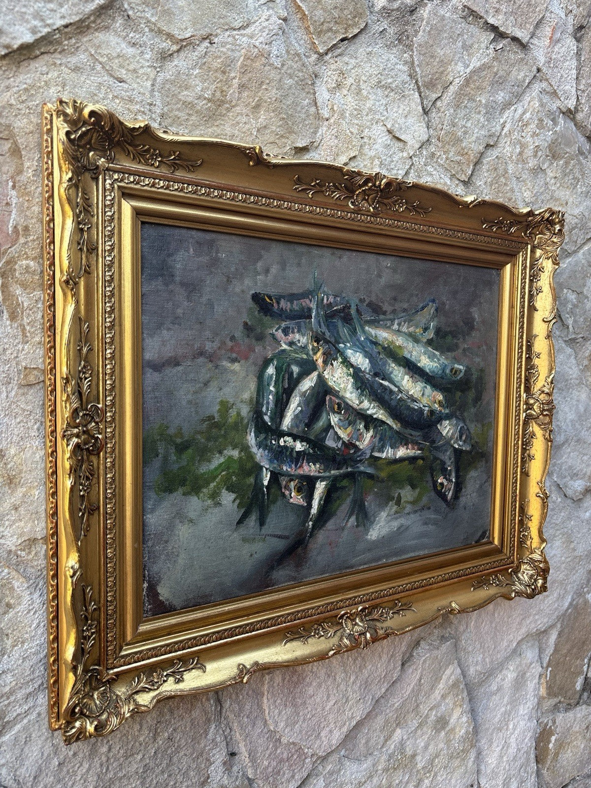 Quadro -Alici- Vincenzo Colucci ? dipinto a olio