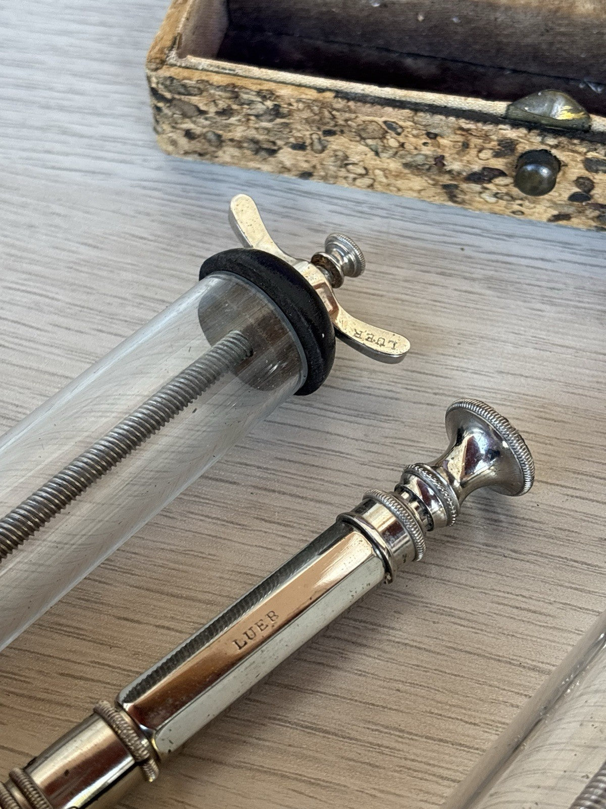 Antica Siringa Sanguisuga- Apparecchio Medico/scientifico