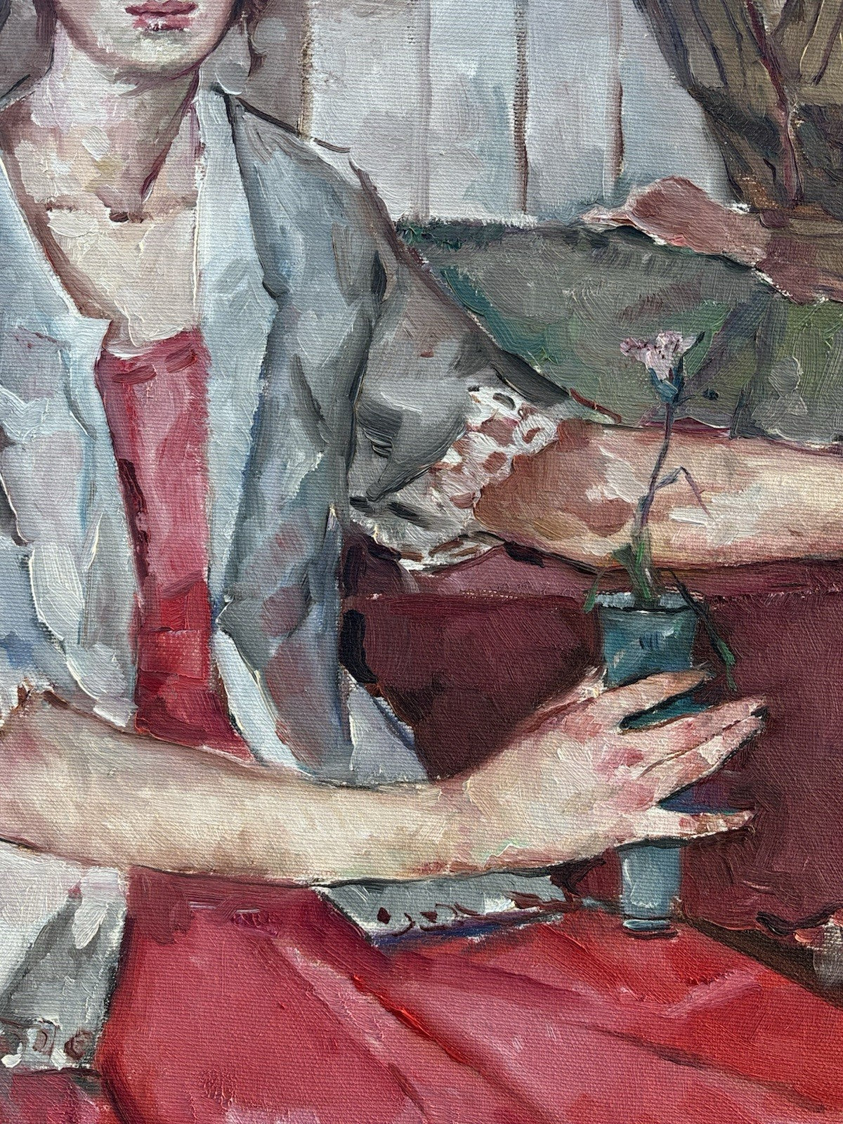 Quadro -Figure Femminili- Ciro Adrian Ciavolino- dipinto a olio su tela