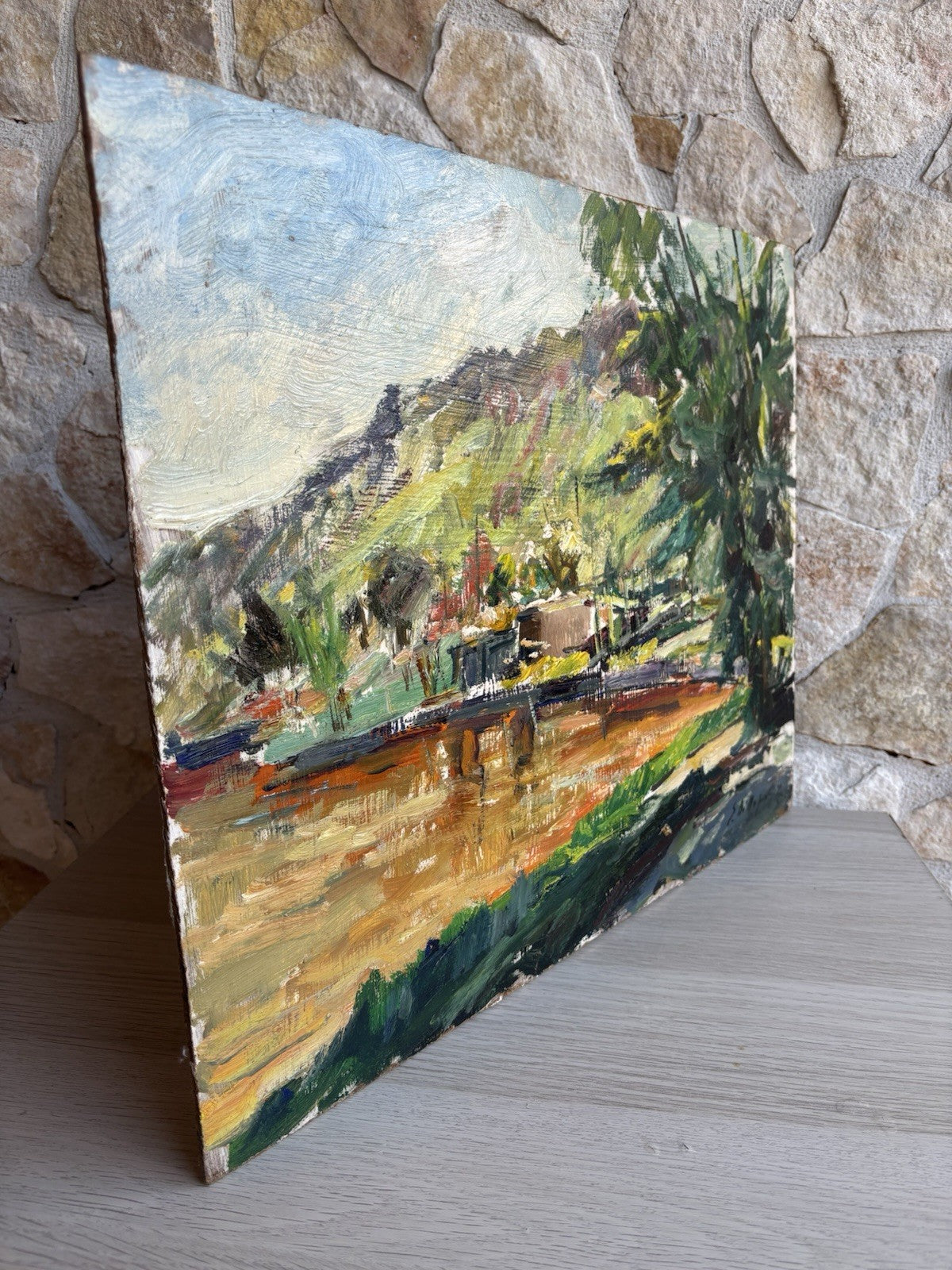Quadro -Paesaggio- Edmondo Di Napoli dipinto a olio