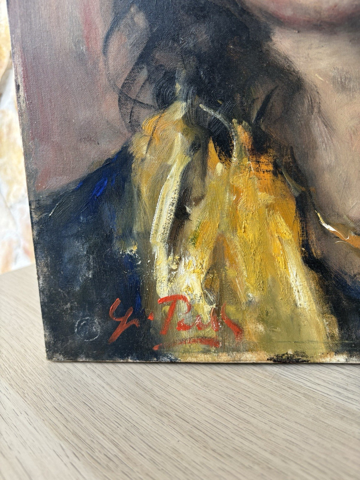 Quadro -Figura Di Donna- Giovanni Pane dipinto a olio su tela