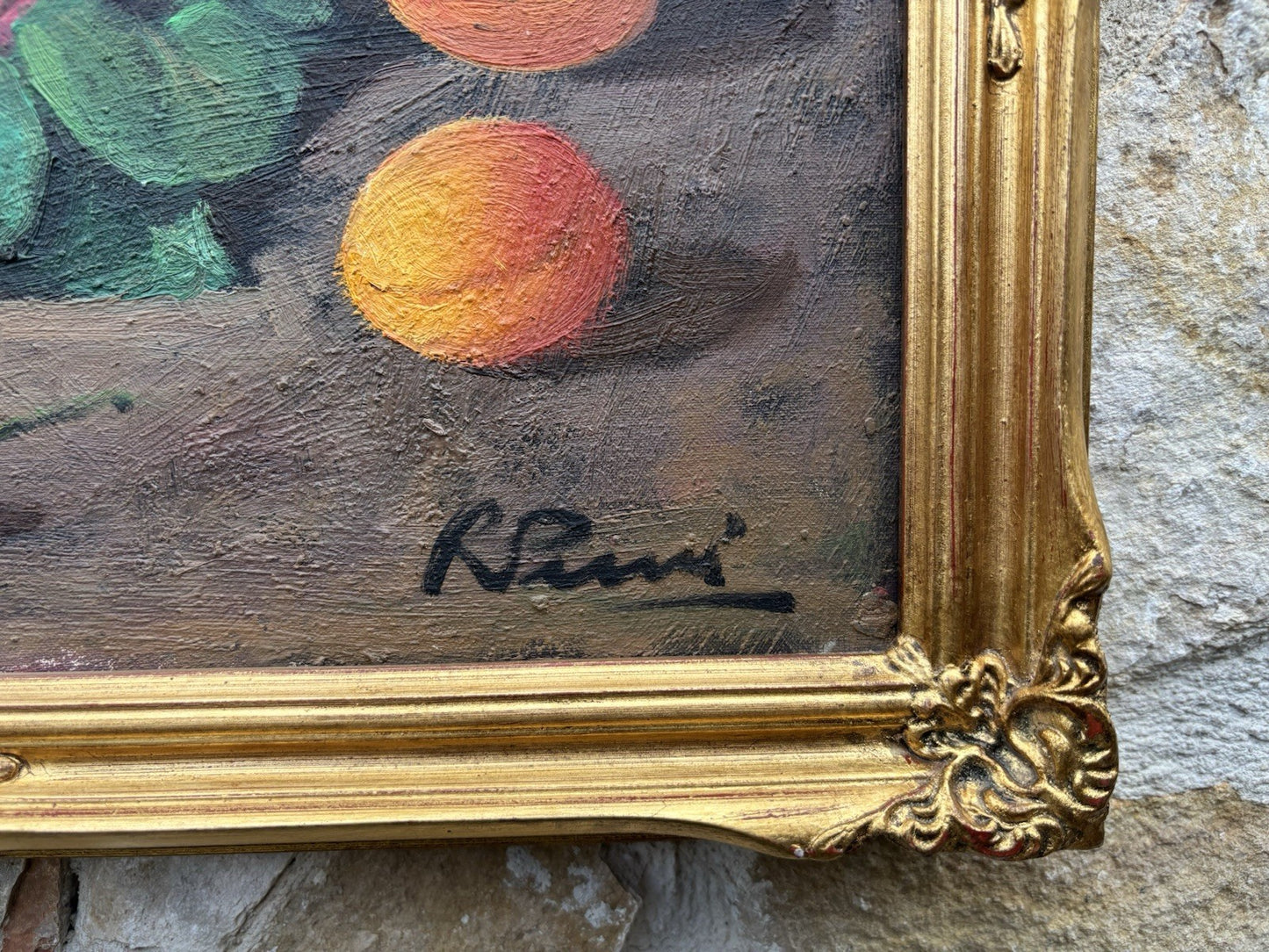 Quadro -Natura Morta- Raffaele Pucci dipinto a olio su tela
